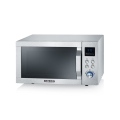 Severin MW 7774 - Kuchenka mikrofalowa 3 w 1 1950 W/230 V 25 l stal nierdzewna