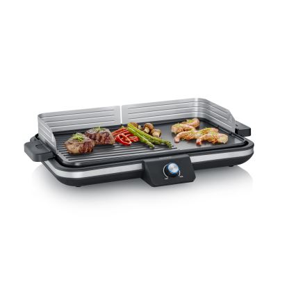 Severin PG 8564 - Stołowy grill elektryczny 2300W/230V 50x30 cm czarny