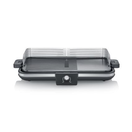 Severin PG 8564 - Stołowy grill elektryczny 2300W/230V 50x30 cm czarny