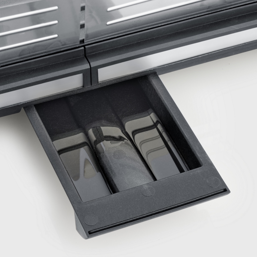 Severin PG 8564 - Stołowy grill elektryczny 2300W/230V 50x30 cm czarny