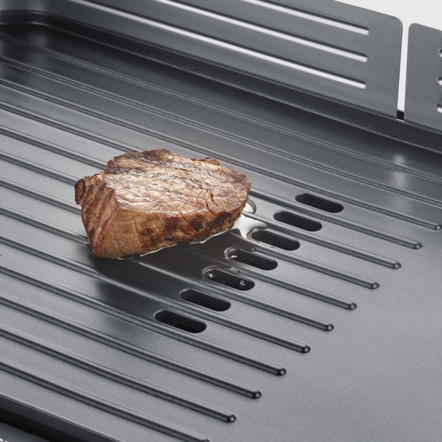 Severin PG 8564 - Stołowy grill elektryczny 2300W/230V 50x30 cm czarny