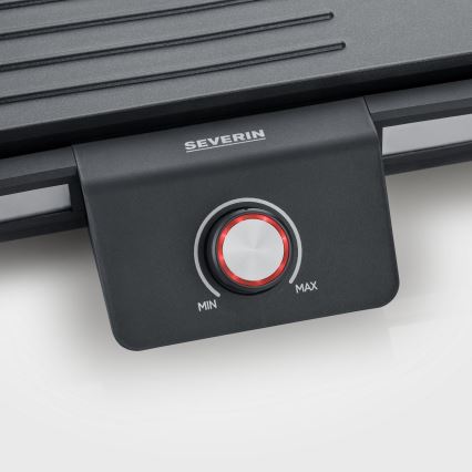 Severin PG 8564 - Stołowy grill elektryczny 2300W/230V 50x30 cm czarny