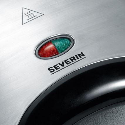 Severin SA 2969 - Toster 700W/230V stal nierdzewna/czarny