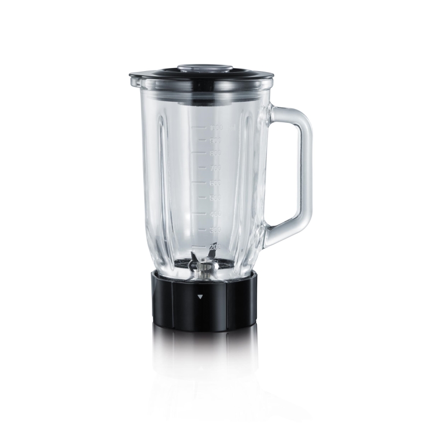 Severin SM 3737 - Blender stołowy 1 l 500W/230V stal nierdzewna/czarny