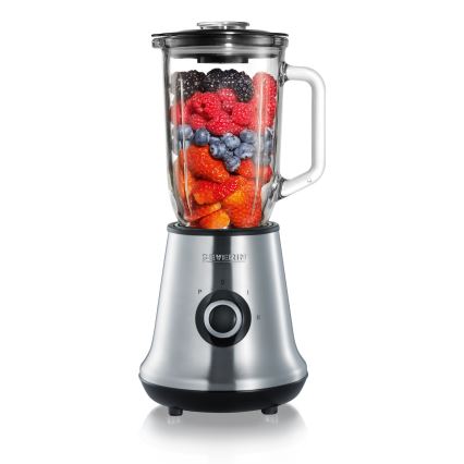 Severin SM 3737 - Blender stołowy 1 l 500W/230V stal nierdzewna/czarny