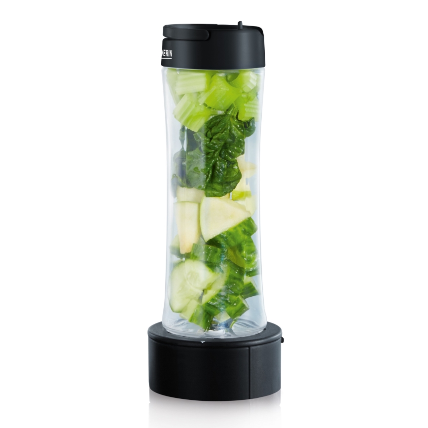 Severin SM 3737 - Blender stołowy 1 l 500W/230V stal nierdzewna/czarny