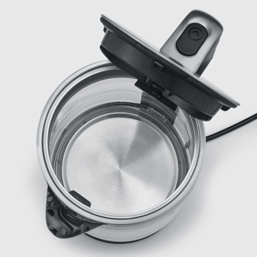 Severin WK 3420 - Czajnik elektryczny 1,7 l 2200W/230V stal nierdzewna/szkło