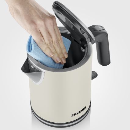 Severin WK 9577 - Czajnik elektryczny 1 l 2400W/230V beżowy