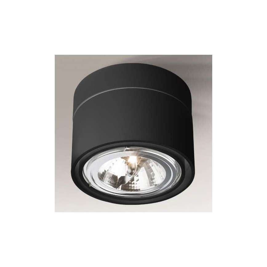Shilo - Oświetlenie punktowe 1xGU10/15W/230V czarny