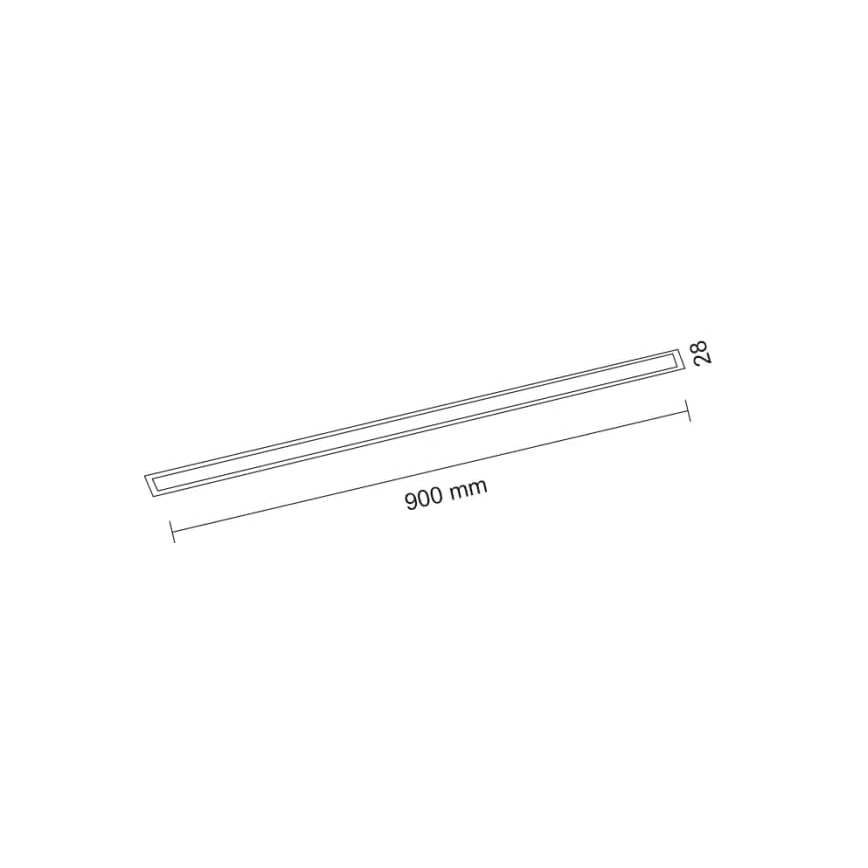 Shilo - LED Oświetlenie wpuszczanet LED/32W/230V 3000K CRI 90 czarne
