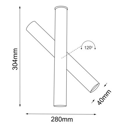Shilo - Oświetenie punktowe 1xGU10-MR11/15W/230V czarne