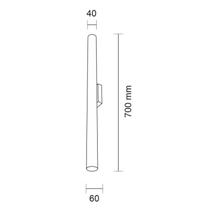 Shilo - Kinkiet 2xGU10-MR11/15W/230V czarny