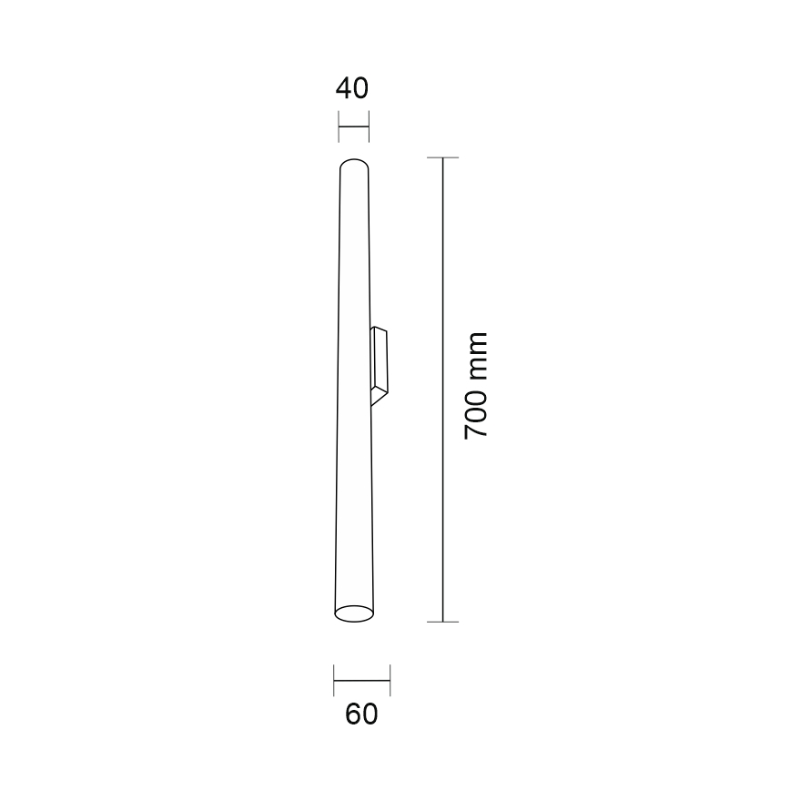 Shilo - Kinkiet 2xGU10-MR11/15W/230V czarny
