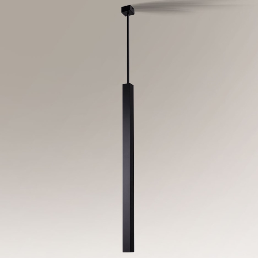 Shilo - Żyrandol 1xGU10/15W/230V czarny