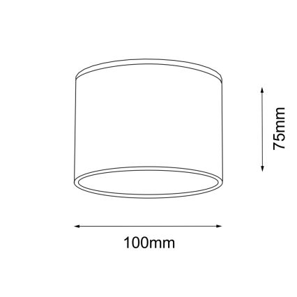 Shilo - Plafon łazienkowy 1xGX53/15W/230V IP44 biały