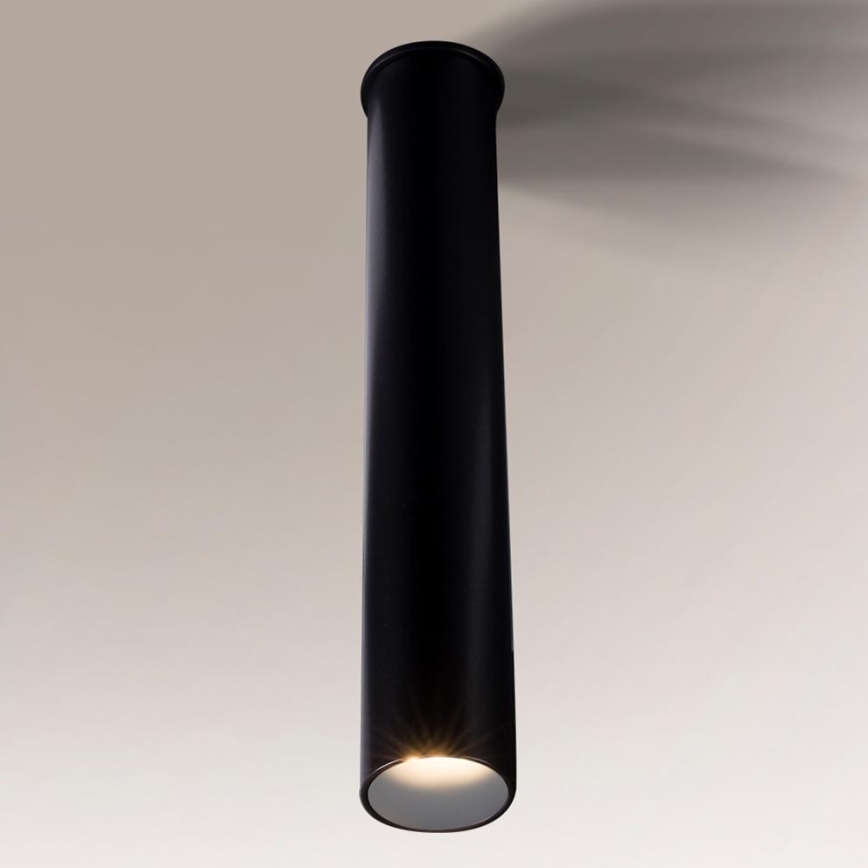 Shilo - Plafon łazienkowy 1xGU10-MR11/15W/230V IP44 czarny