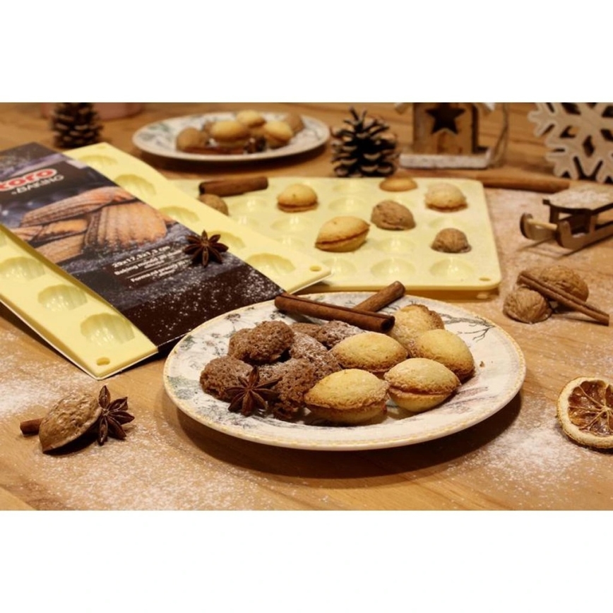 Silikonowa forma do pieczenia TORO kremowa