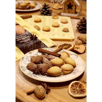 Silikonowa forma do pieczenia TORO kremowa