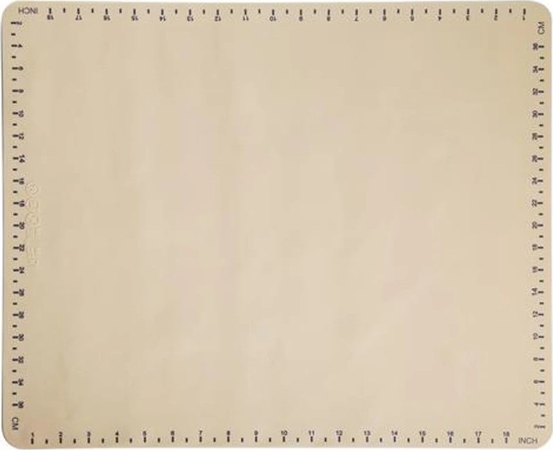 Silikonowy wałek do ciasta TORO 52x42 cm kremowy