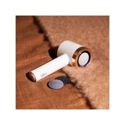 Silk’n - Elektryczny pilnik do stóp VACUPEDI 5V/1500 mAh biały/różowo-złoty