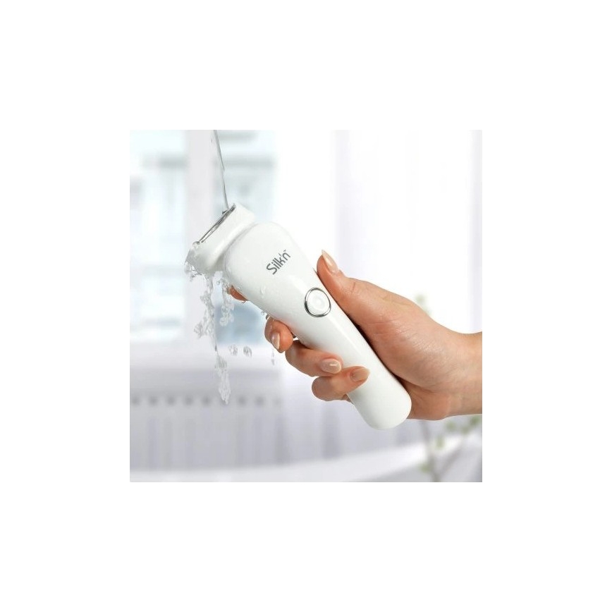 Silk’n - golarka LADY SHAVE do użytku na mokro i na sucho, zasilana 2x AAA, biała