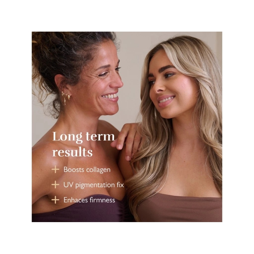 Silk’n - LED-terapeutyczna maska na klatkę piersiową LED/5V beżowa