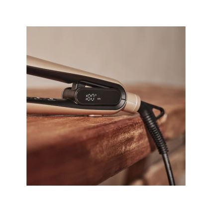 Silk’n - Prostownica do włosów na podczerwień SILKY STRAIGHT 230V złota