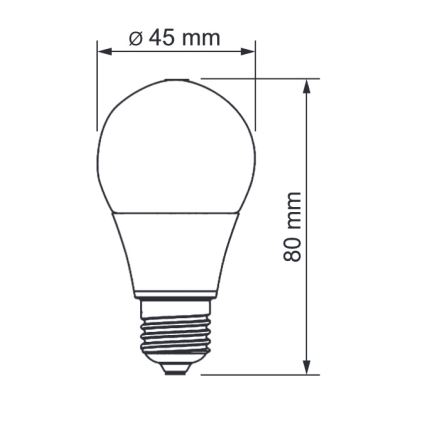 Sinclair - LED Żarówka E14/5W/230V 3000K