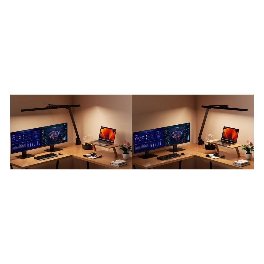 Sinclair - ściemnialna dotykowa lampa stołowa LGS LED/18W/230V 2700-6500K CRI 95