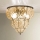 SIRU - Lampa sufitowa CLASSIC 3xE14/40W/230V śr. 25 cm beżowa/czarna Szkło weneckie