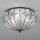 SIRU - Lampa sufitowa SAN TOMÀ 3xE14/40W/230V przezroczysta/matowy chrom Szkło weneckie