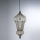 SIRU - Żyrandol na łańcuchu BABÀ 1xE27/60W/230V śr. 30 cm przezroczysty/brązowy szkło weneckie