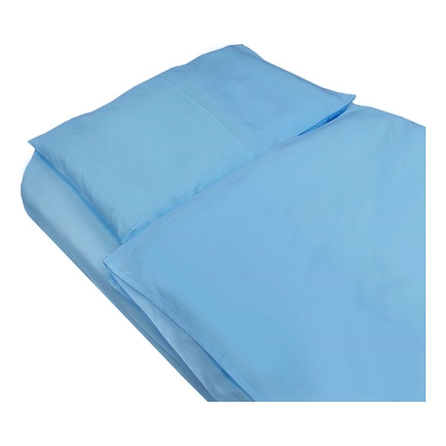 SkinPro Silver - Antybakteryjne prześcieradło 60x120 cm niebieskie