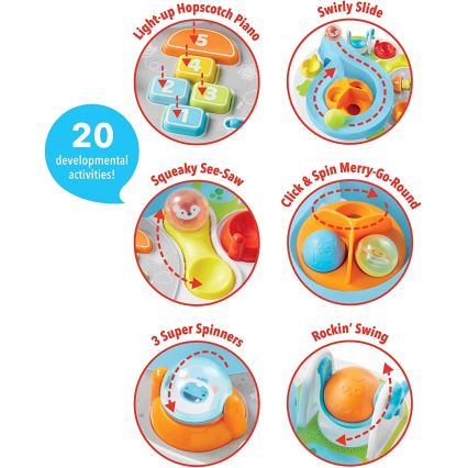 Skip Hop - Aktywny stolik dla dzieci EXPLORE&MORE 3xAA
