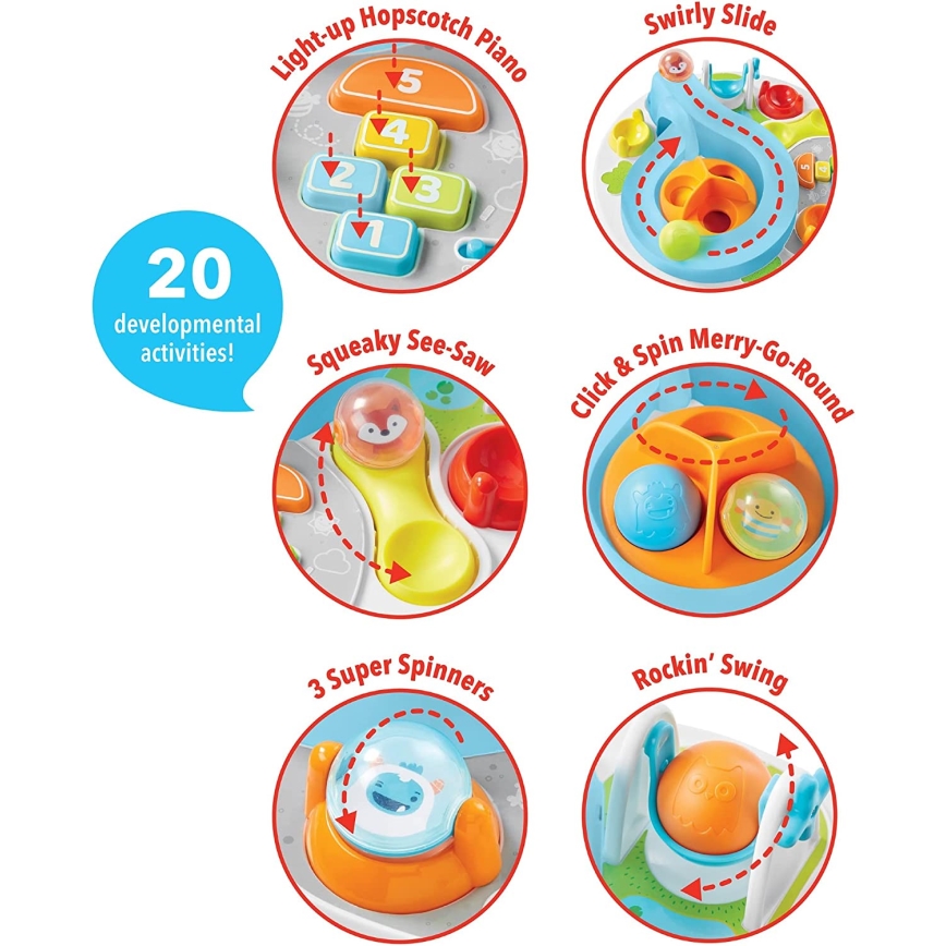 Skip Hop - Aktywny stolik dla dzieci EXPLORE&MORE 3xAA