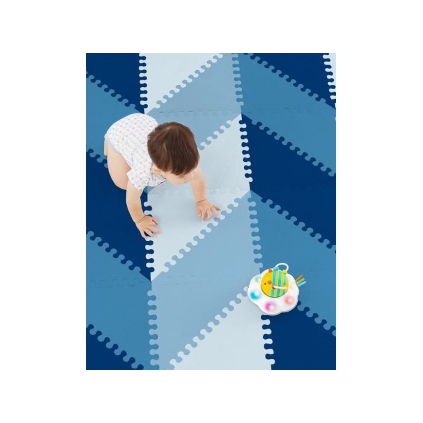 Skip Hop - Puzzle piankowe 72szt. niebieskie