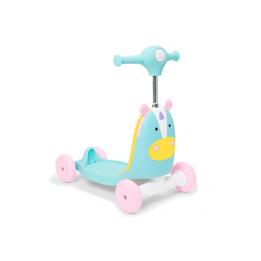 Skip Hop - Rowerek do pchania 3w1 ZOO jednorożec 3xAAA