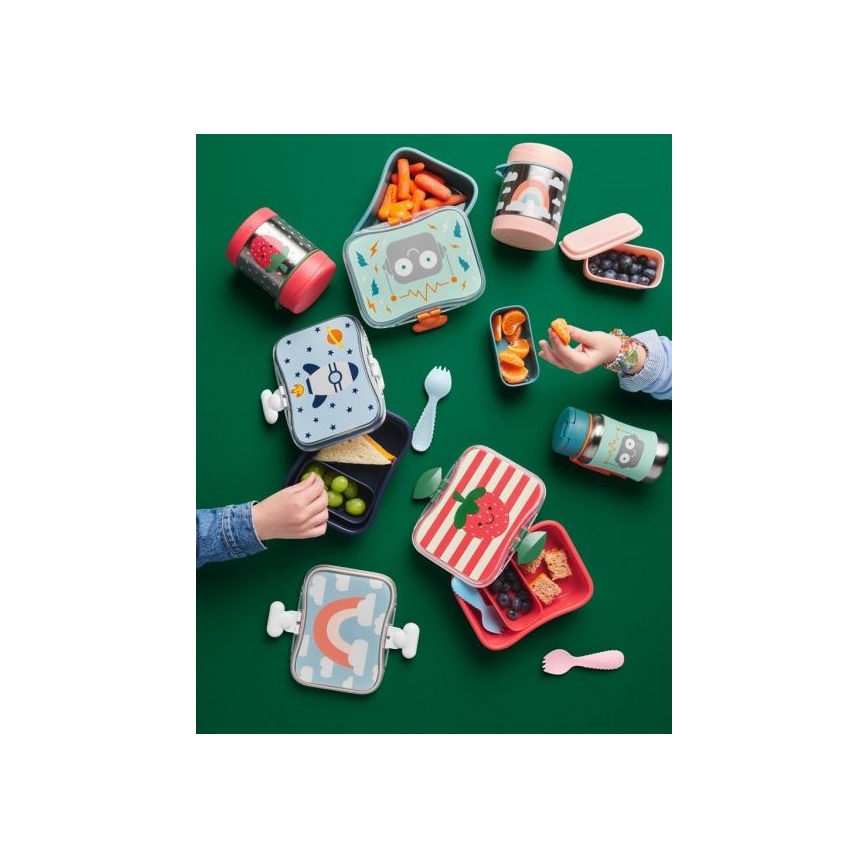 Skip Hop - Skip Hop - Thermo food container with spoon/fork SPARK STYLE 325 ml tęcza SPARK STYLE 325 ml rainbow