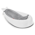 Skip Hop - Wanienka dziecięca z ergonomiczną podkładką MOBY 3 biała