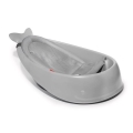 Skip Hop - Wanienka dziecięca z ergonomiczną podkładką MOBY 3 szara