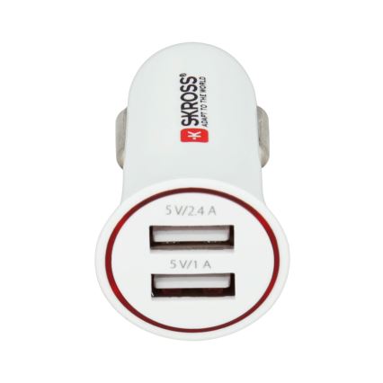 SKROSS - Ładowarka samochodowa 2xUSB/3400mA/12-24V/5V