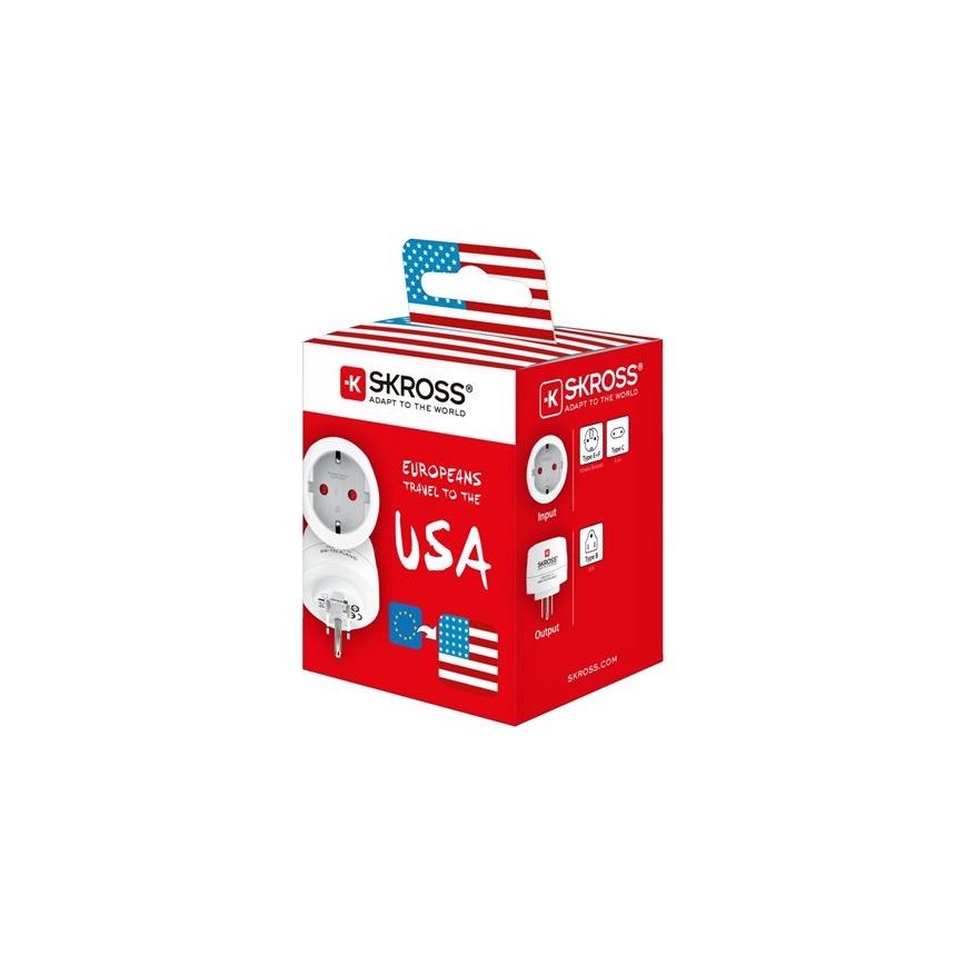 SKROSS - Adapter podróżny USA 15A