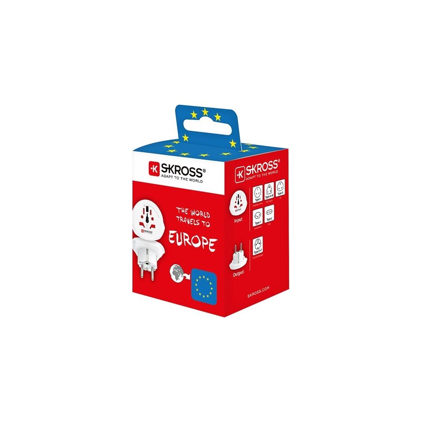 SKROSS - Uniwersalny adapter podróżny 230V