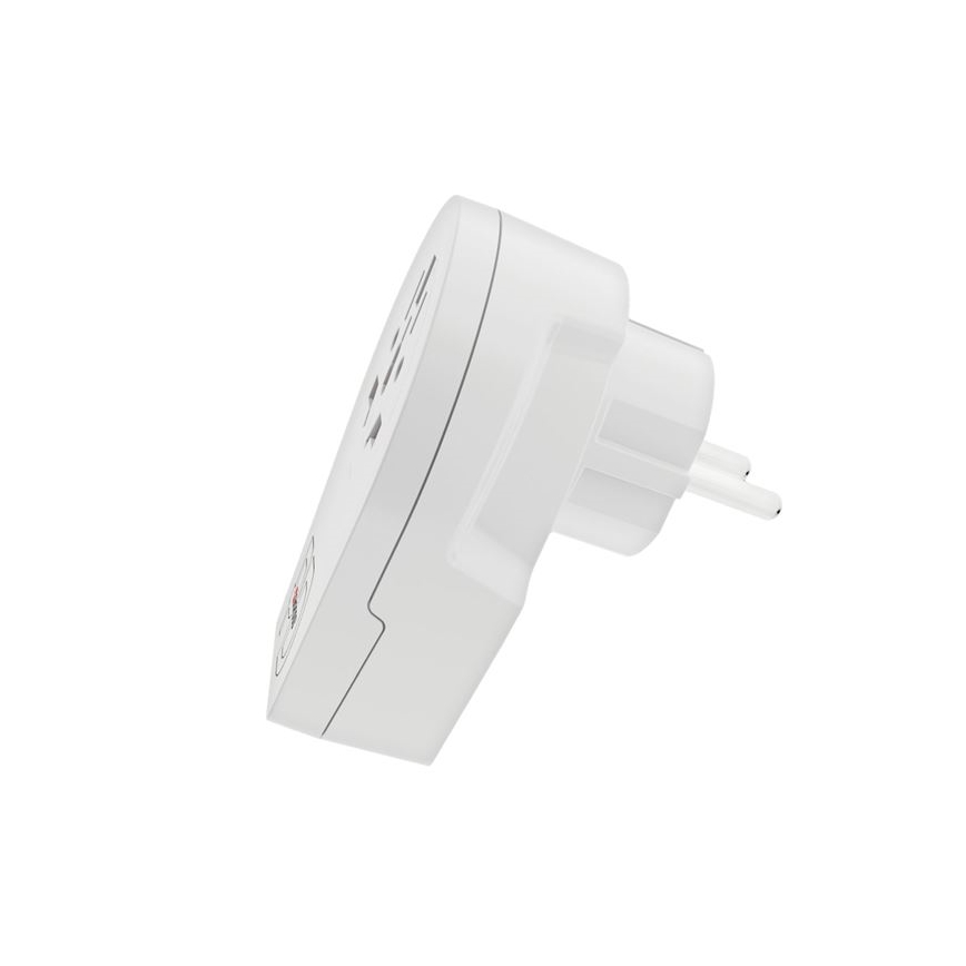 Podróżny adapter Europe USB C20PD dla obcokrajowców w Czechach, USB-C 20W, typ E/F