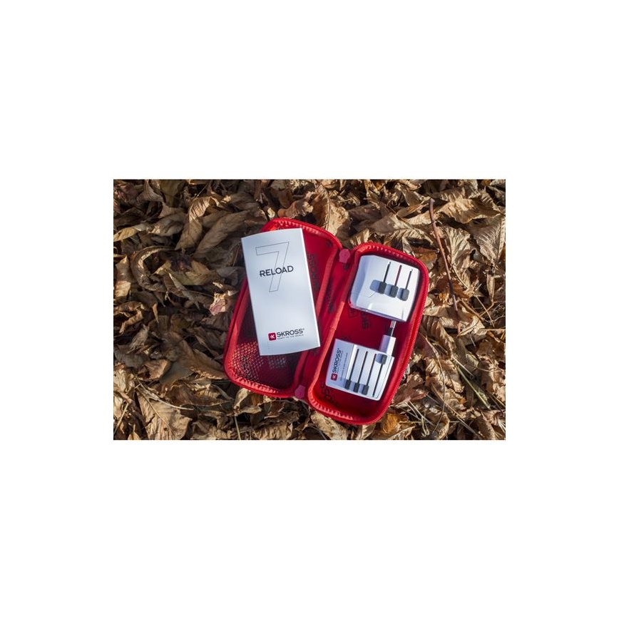 Adapter podróżny MUV — zasilacz sieciowy AC z portami USB A i C, 15 W