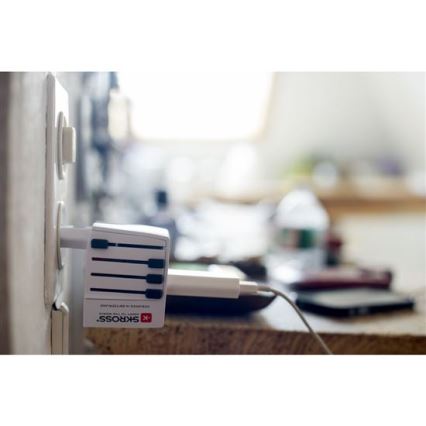 Adapter podróżny MUV — zasilacz sieciowy AC z portami USB A i C, 15 W