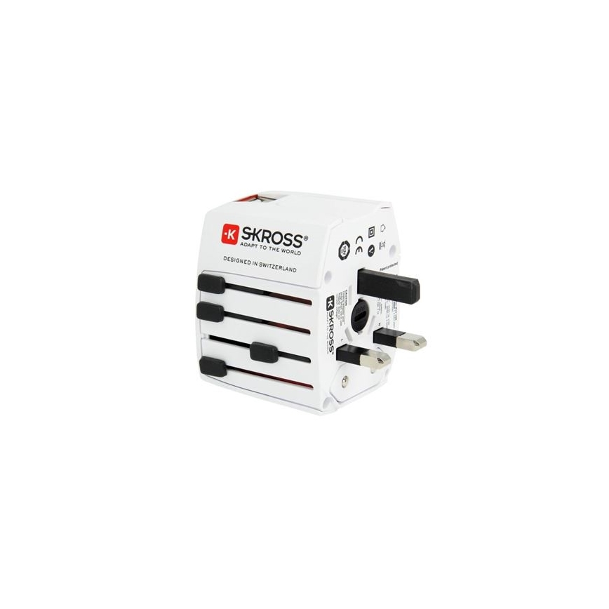 Adapter podróżny MUV — zasilacz sieciowy AC z portami USB A i C, 15 W