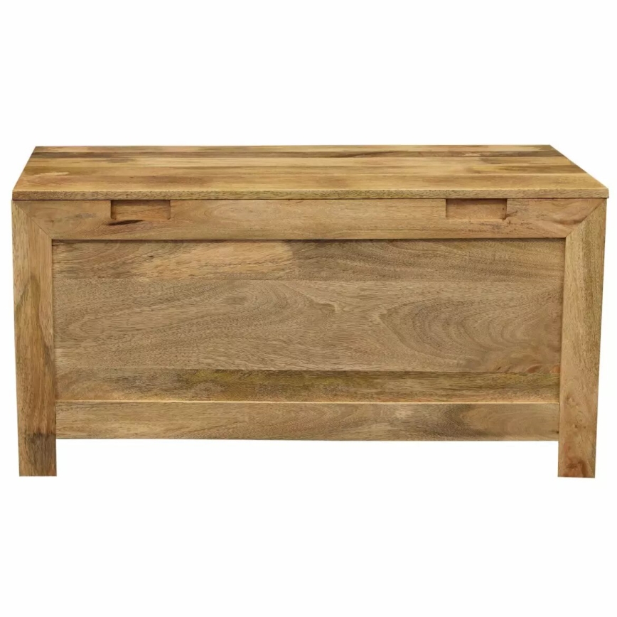 Skrzynia HINA 45x90 cm lite drewno/drzewo magowe