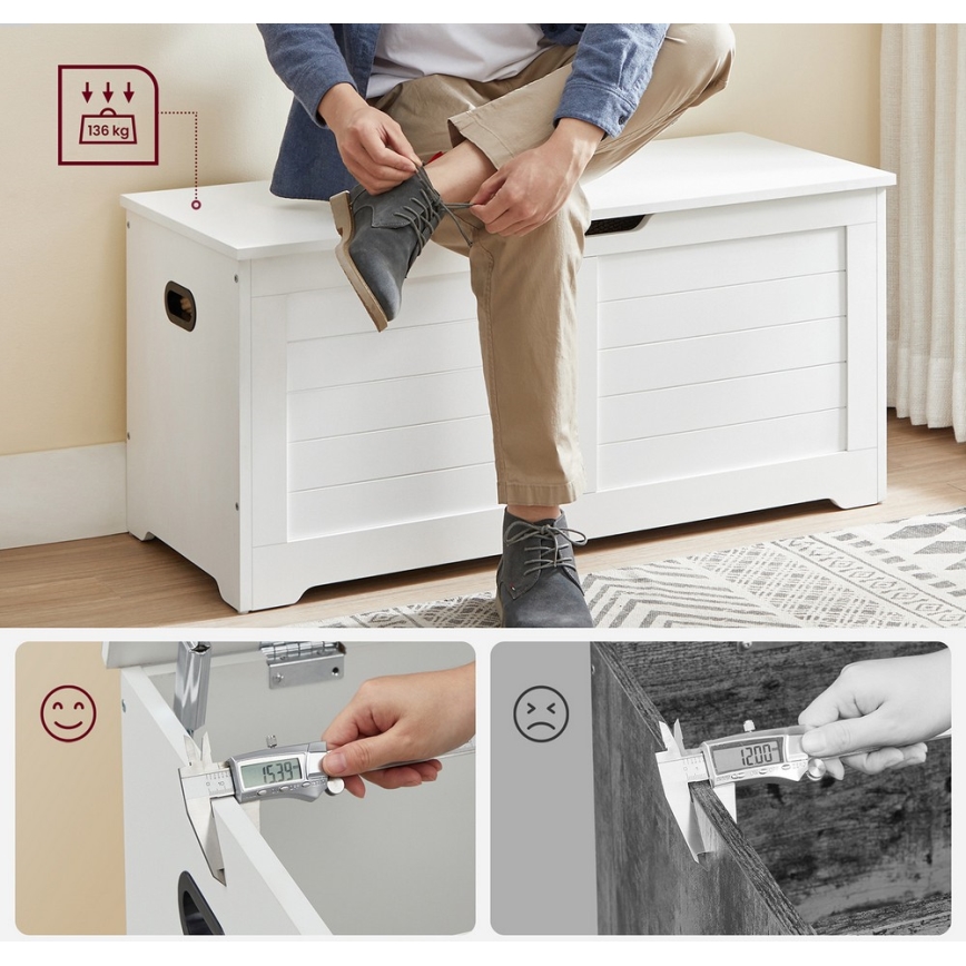 Skrzynia TOVIAN biała