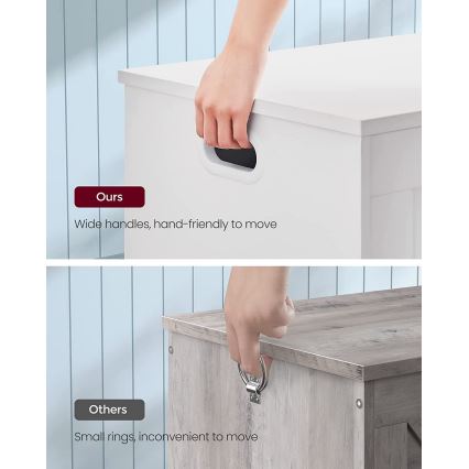 Skrzynia TOVIAN biała